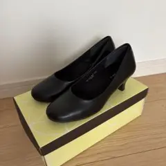 fuwaraku ブラック パンプス
