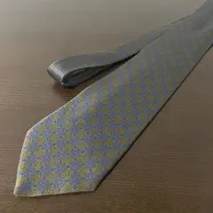 美品 STEFANO RICCI シルク ネクタイ 青金柄