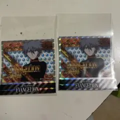 ☘️エヴァンゲリオン トレーディングステッカー カヲル　2枚