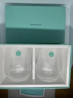 Tiffany & Co. ガラスコップ 2個セット