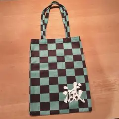 鬼退治　トートバッグ エコバッグ　市松模様　プライズ　推し活