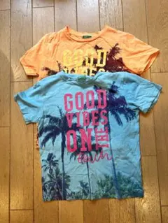 ☆2枚セット☆ 海外風Tシャツ 130cm