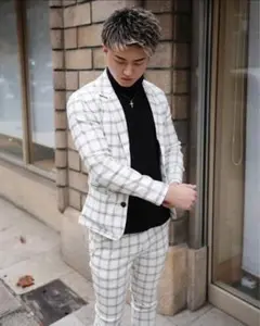 ベリンダスーツ WHITE CHECK STRETCH JACKET【BEL24-021】 | BELINDA OFFICIAL