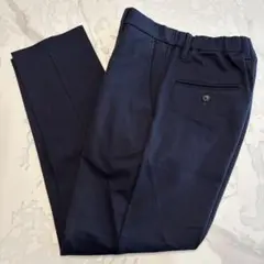 729 日本製　name. スラックス　アンクル　パンツ　ボトムス　ネイビー
