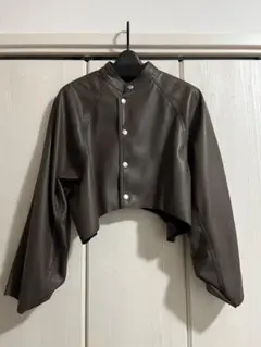 Ameri VINTAGE フェイクレザージャケット