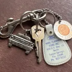 US VINTAGE KEY-CHAIN ／FORD