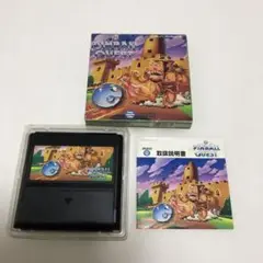 ジャンク品　ファミコン　ピンボールクエスト　外箱　取扱説明書付き