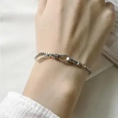 ブレスレット s925 シルバーブレスレット チェーン ユニセックス