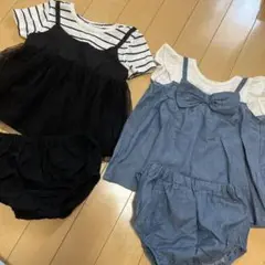 チュール　Tシャツ セットアップ　80