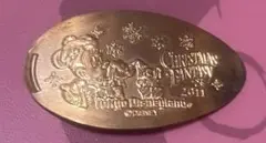 ディズニー　スーベニアメダル　2011 クリスマスファンタジー　ミニー