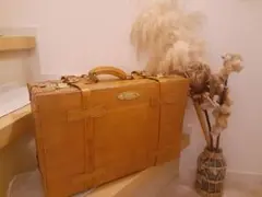 超希少　ジョージア懸賞品非売品　レザーアンティークトラベルケース 非売品)ジョージアGEORGIAトラベルトランク 本革アンティーク