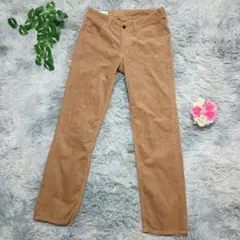 【Betty Smith】 コーデュロイ パンツ (S) ベージュ ハイウェスト