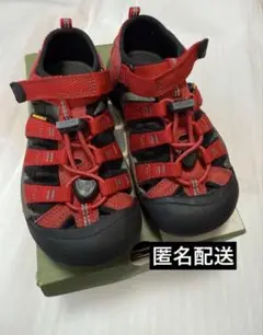 KEEN　キッズサンダル　赤　18.5センチ