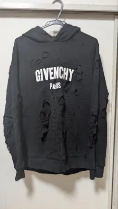 GIVENCHY デストロイパーカー　フーディ　M