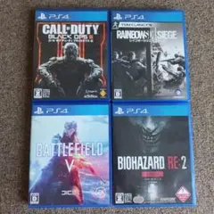 PS4 ゲームソフト 4本セット