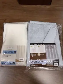 カーテン(レース1枚・普通のカーテン1枚の2枚セット)