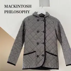 【MACKINTOSH 】イギリス製 千鳥柄キルティングダブルジャケット
