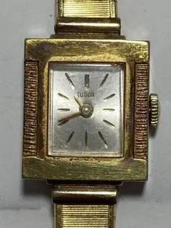 711. TUDOR レディース 金時計　不動品