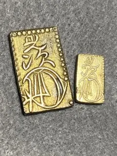 古銭【天保 ニ朱金 ２点セット】 2025年最新】天保二朱金の人気アイテム - メルカリ