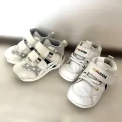 ASICSのSUKU²14cm ＋コンバース　ミニインチスター14cm⭐︎セット