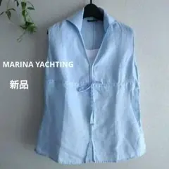 【新品】『MARINA YACHTING』ブラウス　イタリア　リネン100%