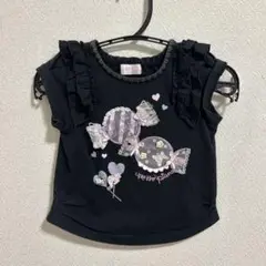 メゾピアノ100★えり元汚れ有り、名入れ有り
