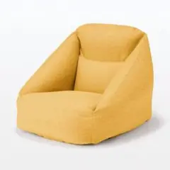 ★美品★無印良品イエロー 空気でできたソファ イエロー