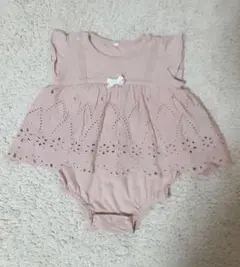 ピンク　ロンパース　80cm