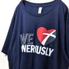 ベラキャンバス ライブジェネラスリースライベント Tシャツネイビー紺色L古着