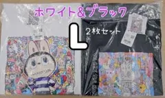 L　POP MART UT　ユニクロ　ラブブ　ポップマート　セット　白　黒