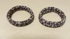 ヘアゴム豹柄