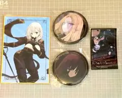 陰の実力者になりたくて！　ベータ　アルファ　イータ　缶バッチ　ステッカー　色紙