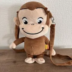 おさるのジョージ　ぬいぐるみショルダーポーチ