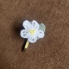 限界値下げ　ハンドメイド　手編み　お花　ポニーフック