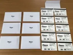 タイムズチケット 300円×70枚 21,000円分