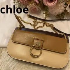 希少 完売品 クロエ テス ショルダーバッグ クロスボディ チェーン ゴールド
