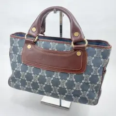CELINE セリーヌ パリマカダム デニム柄 ブギーバッグ ハンドバッグ