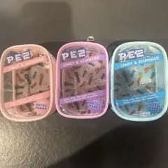 PEZ クリアポーチ 3個セット AEONコラボ