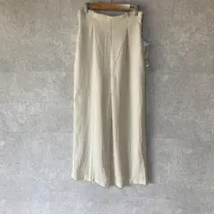 【GRL】グレイル（L）ベルト付きワイドパンツ＊裏地＊ウエストゴム＊ポケット