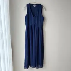TOMMY HILFIGER ロングワンピース ネイビー ストライプ