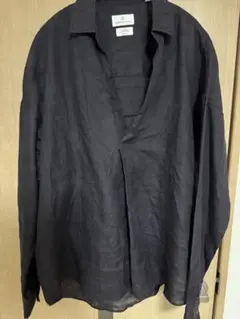 COLONY CLOTHING リネンスキッパーシャツ　Mサイズ　ネイビー