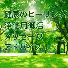 健康のヒーリング&浄化用御塩&メッセージ&アドバイス
