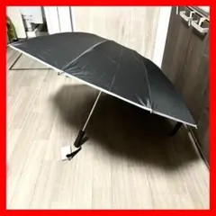 ワンタッチ式❣️ 折りたたみ傘 大きめ 晴雨兼用 反射板 軽量 高撥水 黒