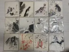 色紙絵 色紙書 骨董品