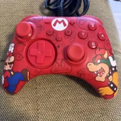 Nintendo Switch 有線コントローラー マリオ クッパ