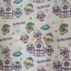 宇宙キャラクター綿プリント生地