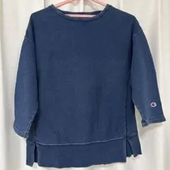 Champion チャンピオン　デニム　リバースウェーブ　トレーナー　七分袖