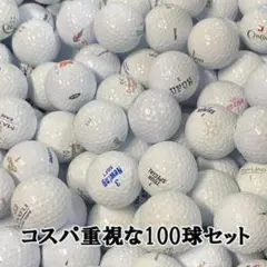【219】ロストボール ブランド色々 ホワイト 100球 B