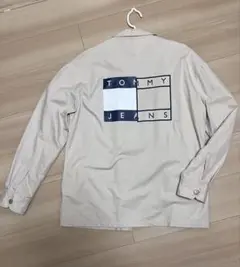 TOMMY JEANS 長袖シャツ Mサイズ ベージュ