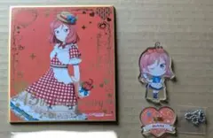 西木野真姫 GiGOコラボカフェ ミニ色紙 デフォルメアクキー セット